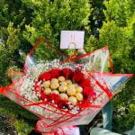 Ferrero and Roses Bouquet