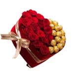 Heart box with Ferrero Roche